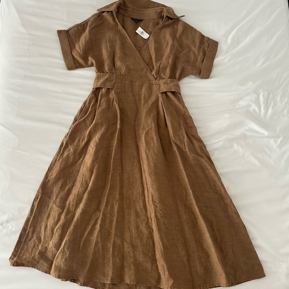 NWT Banana Republic Sedona Linen Dress - Picture 5 of 6